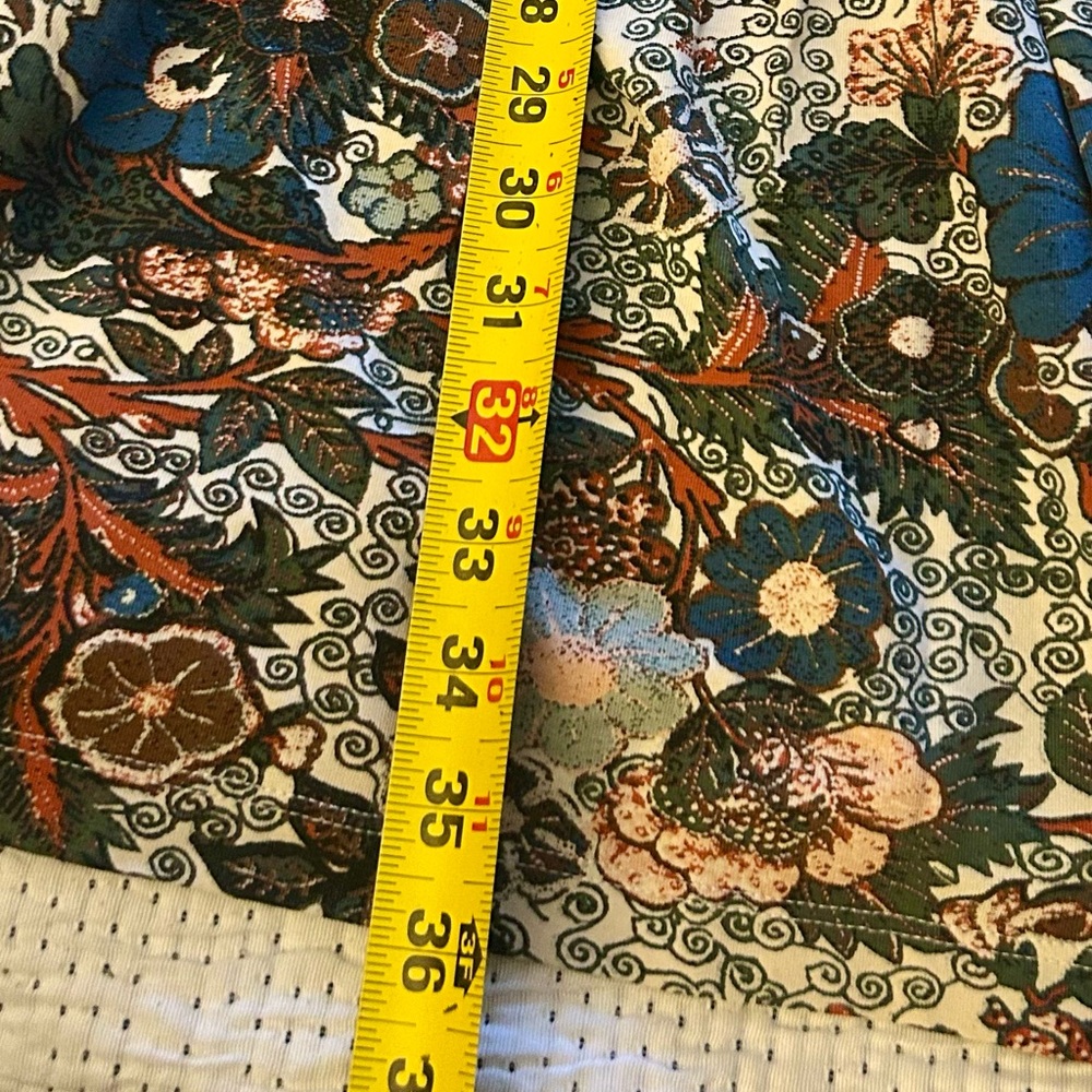 Peruvian Connection Wanderlust Floral Fit Flare Dress Pockets Med Boho Chic M - Picture 12 of 12